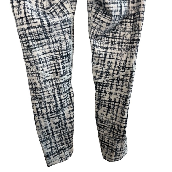 P'TULA High Rise Gray Print Leggings Skinny Leg Athletic Pants Gym Workout Small - Picture 14 of 16